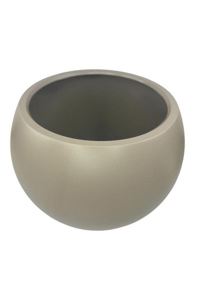 Nettenevime Sphere Round Ball Vase Decorative Flower Pot Mokka 38*30cm