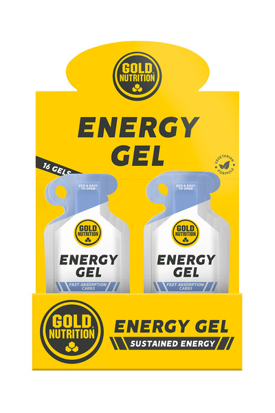 GOLDNUTRITION Gel Energizant Energy Cu Fructe De Padure, Cutie Cu 16 Geluri