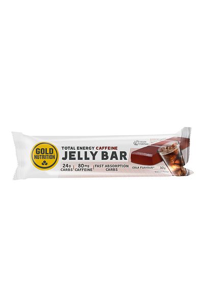GOLDNUTRITION Cola Flavored Energy Jelly Bar, Box of 15 Bars