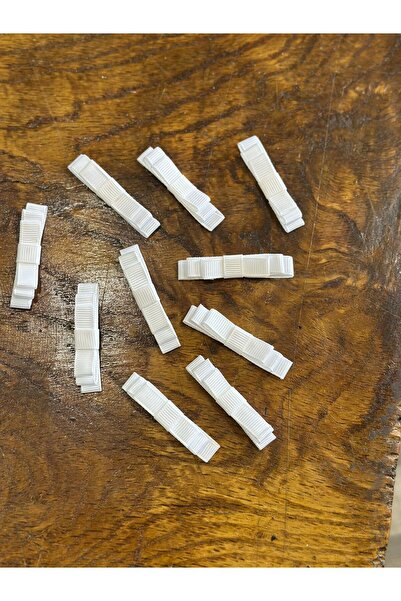 Gönülden Tasarım 10 KOM ADUZIĆA ZA ŠIVANJE ODEĆE 7X1 CM Bela