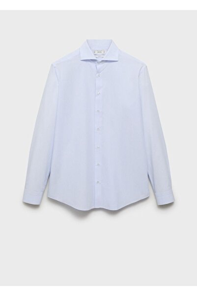 MANGO Man Slim fit ince çizgili gömlek