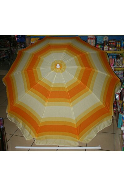 ÖNER Şemsiye Deniz Güneş Plaj Piknik Bahçe Balkon Şejlong Şemsiyesi 10 Telli ...