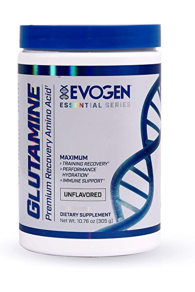 EVOGEN غلوتامين بريميوم بيور ريكفري، الأحماض الأمينية الأساسية، 60 حصة، 305 غرام