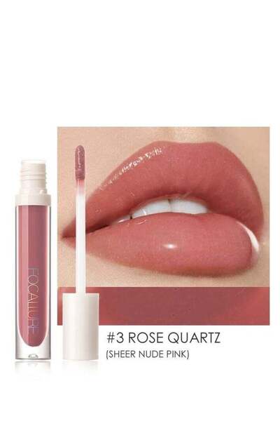 Focallure أحمر شفاه لامع باللون الوردي الكوارتز Fa-153 -3