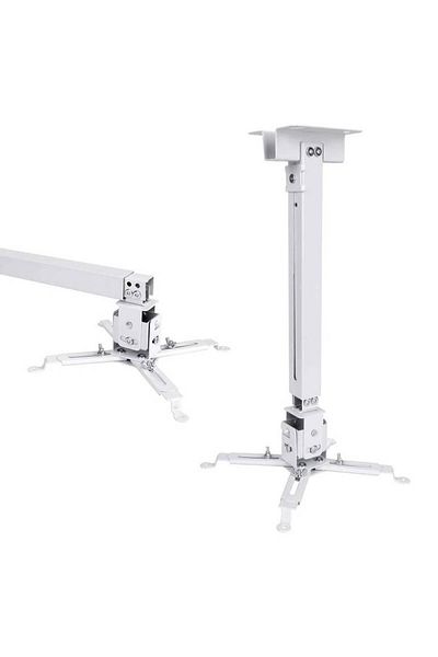 MG Projector Mount 60 cm - White - Universal for All Projector Devices