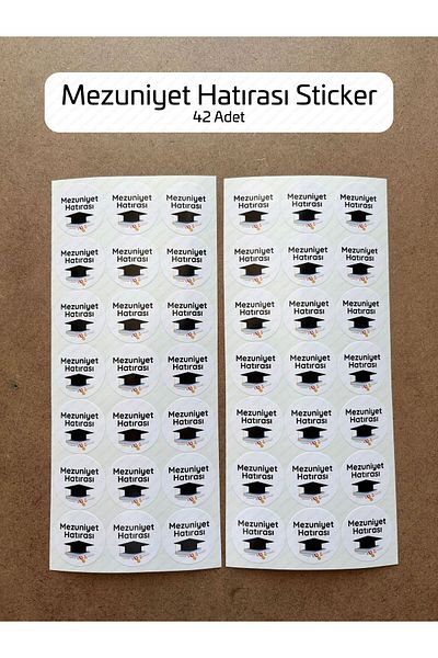 hdsticker 42 Pcs Graduation Souvenir Sticker Good Holidays Teacher Label Transcript Keepsake School Gift 3cm 9