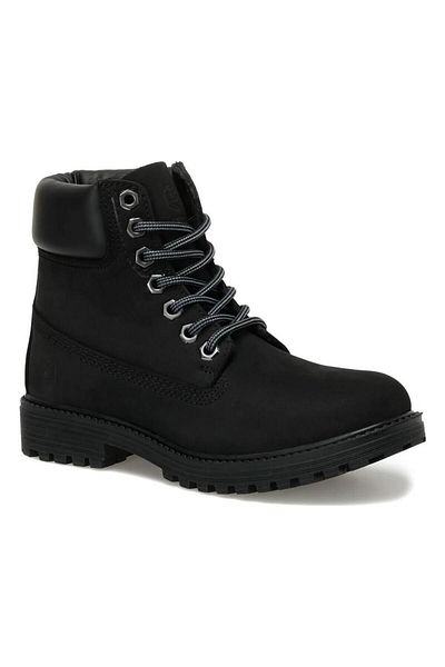 lumberjack River 2Pr Genuine Leather (Light Weight) Black Women's Boots