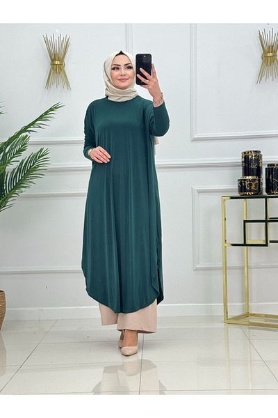 VALENS BOUTİQUE Γυναικείο Hijab Τουνίκ Σαντί Ύφασμα