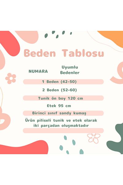 Enans Design Γυναικείο Σετ Hijab Σετ 2 τεμαχίων Φούστα & Μπλούζα