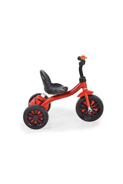 OEM Byox Cavalier Lux Red children's tricycle with water bottle holder, EVA rubber wheels, metal structure