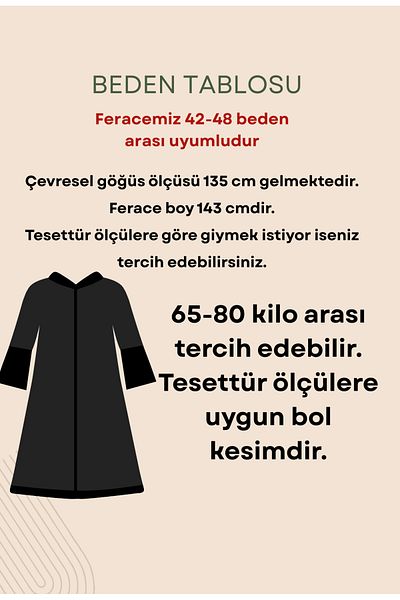 Hanays Mevlana Flared Ferace
