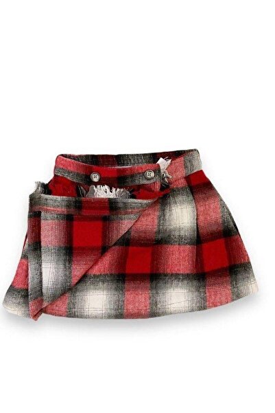 Zekids Girl's Square Pattern Skirt