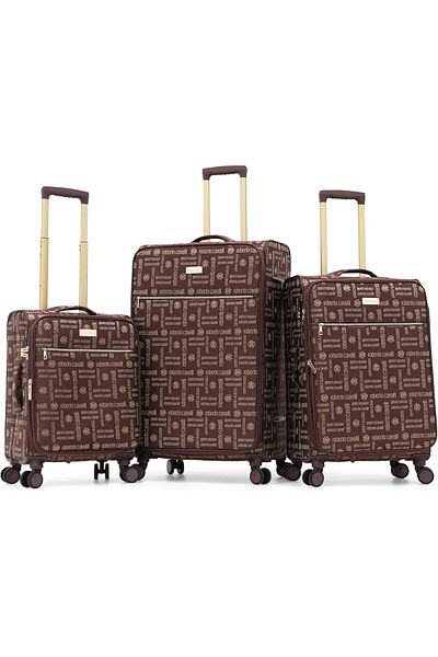 Roberto Cavalli Double Spinner Luggage with Universal Combination Lock for All Tastes