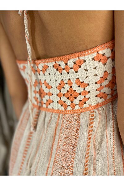 Butik Bohem Desenli Maksi Elbise | Yaz Akşamlarının Gözdesi