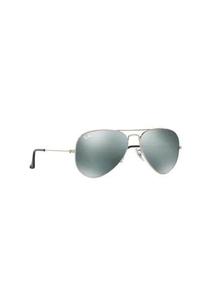 Ray-Ban Classic Aviator Sunglasses Silver Grey Mirror RB3025 W3277 Size 58