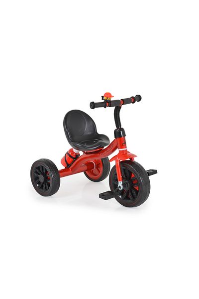 OEM Byox Cavalier Lux Red children's tricycle with water bottle holder, EVA rubber wheels, metal structure