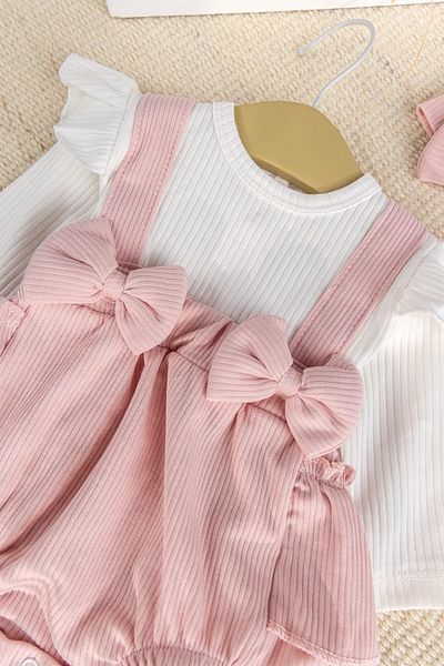Babymod Bandana Bow Baby Girl Dress Jumpsuit