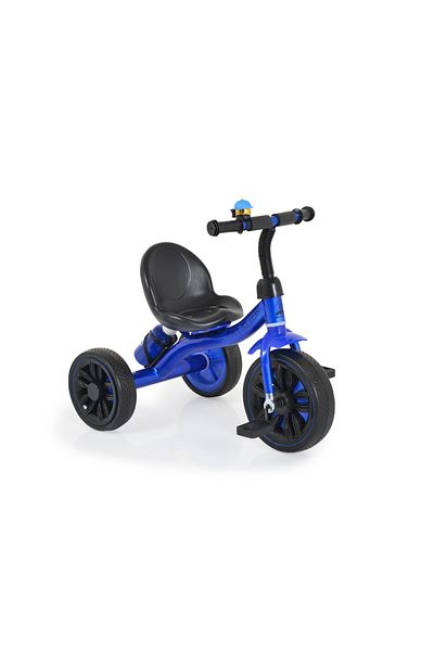 OEM Byox Cavalier Lux Blue children's tricycle with water bottle holder, EVA rubber wheels, metal structure