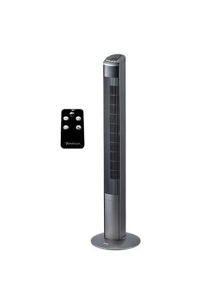 Trisa Fresh Breeze 9346.43 tower fan, Remote control, 45W, 3 speeds, Sleep function, Strong air flow