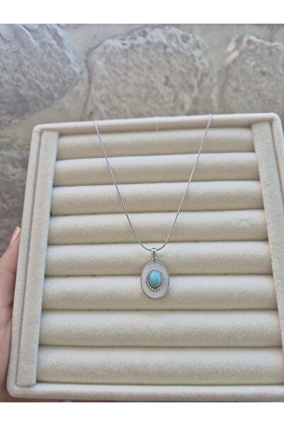 Panelya قلادة فضية اللون من الفولاذ المقاوم للصدأ 316L