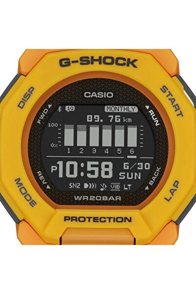Casio G-Shock Gbd-300-9Dr Yellow Color 20 Atm Water Resistant New Bluetooth Connectivity Men's Wristwatch