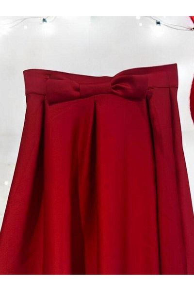 Zekids Girl's Diving Fabric Pleated Skirt