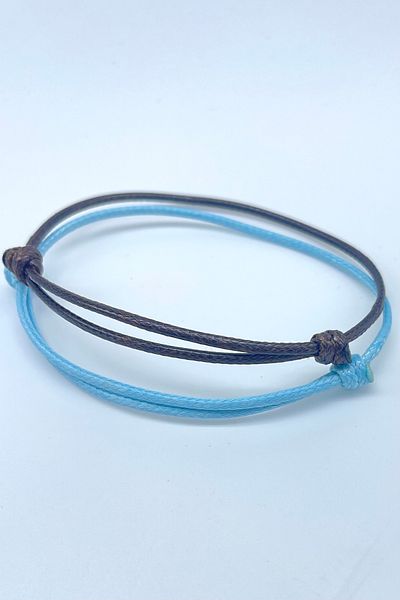 Concept HuBuTU Minimal Scroll Lock Korean Rope Men's Bracelet (2 Pieces)