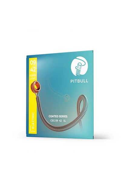 Pitbull Strings Coated Series Electronic Guitar String Ceg 09-42 Sl