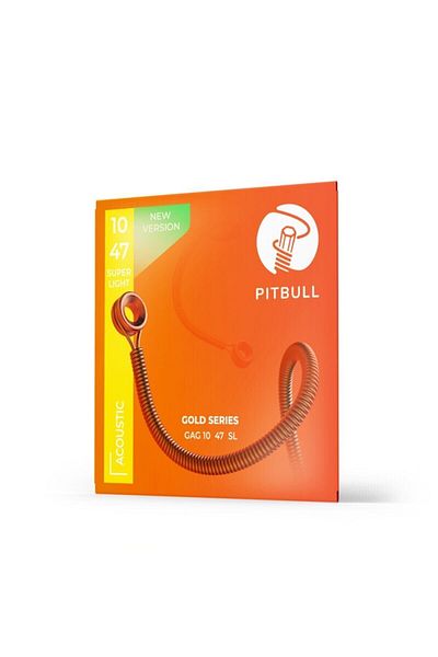 Pitbull Strings Gold Series Acoustic Guitar Tool String GAG 10-47 SL Super Light Phosphor Bronze