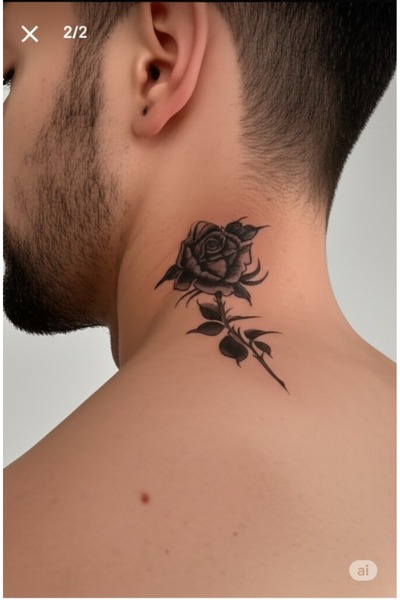 KANİNCHEN Gerçek Görünümlü Gül Figürlü Mini Geçici Dövme