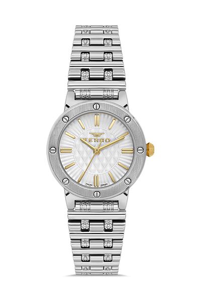 FERRO Silver Steel Cord Women Wrist Watch Fl43010A-A