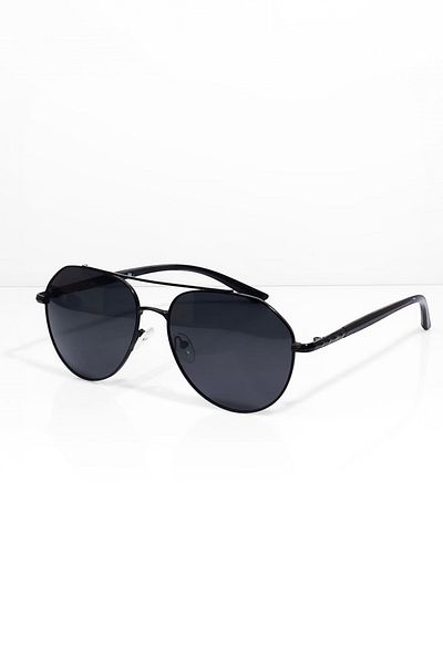 Roger Bacon Polarized Men's Black Sunglasses