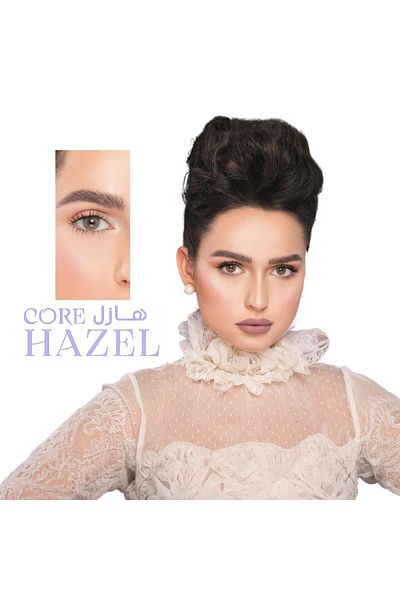 NATUREL Natural contact lenses, color shade Core Hazel
