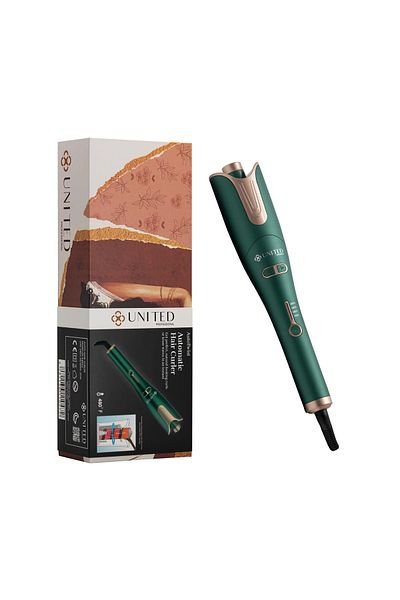United United Professional Self-Curling Iron Green UN-K8032