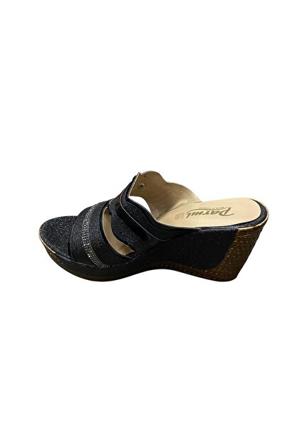 PARMİ Жіночі тапочки на підборах з блискітками та камінцями