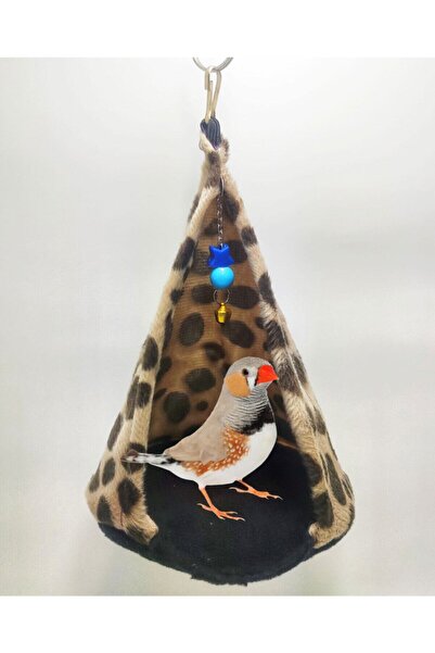 ozzipetshop Hint Bülbülü Yuvası - Sıcak Peluş Kuş Çadırı - Kuş Hamağı Süpriz ...