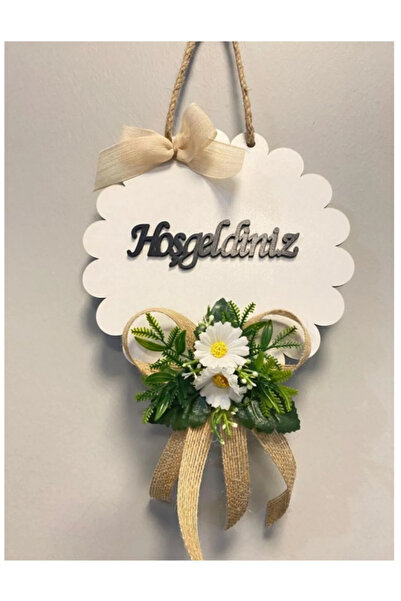 shop Papatyalı Hoşgeldiniz Kapı Süsü