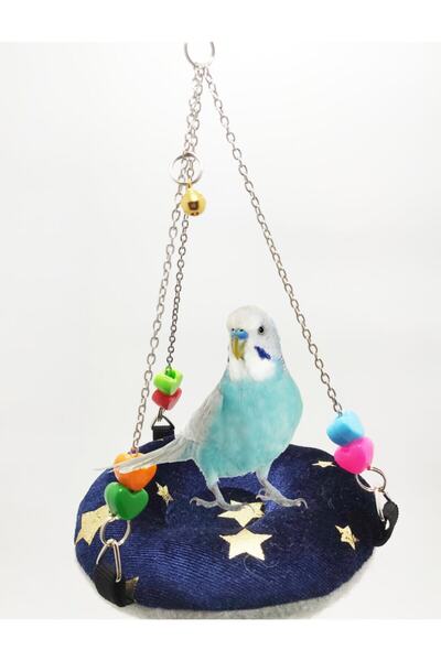 ozzipetshop Muhabbet Kuşu Eğlenceli Sıcak Salıncak Yatak - Kuş Oyuncağı
