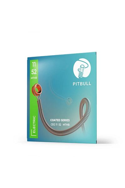 Pitbull Strings Coated Series Electronic Guitar String Ceg 11-52 Mthb