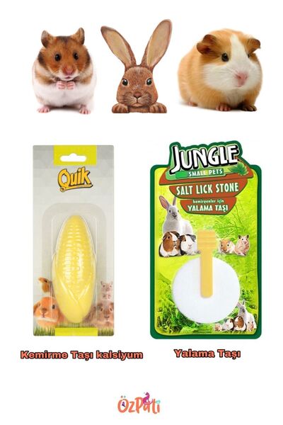 Quik Kemirgenler Için Yalama Taşı - Kemirme Bloğu Kalsiyum