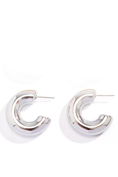 ARTEMİSİA Women's Dome Hoop Earrings