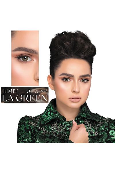NATUREL Natural contact lenses, color shade 24 La Green