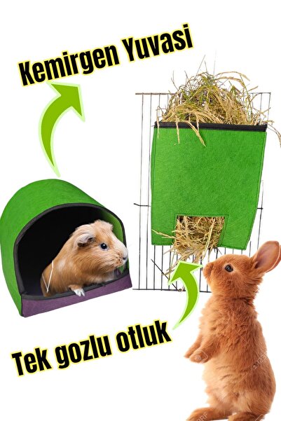 ozzipetshop Hollanda Tavşan Ginepig Kemirgen Sıcak Uyku Yuva Yatak - Kemirgen...