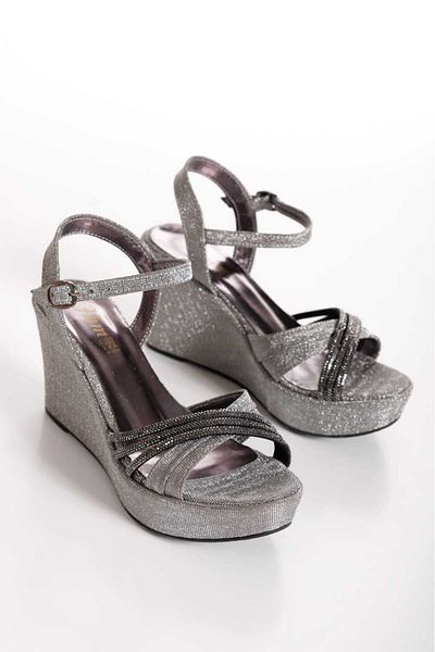 Blacktavern Wedding Shoes with Stone Heel - Combined