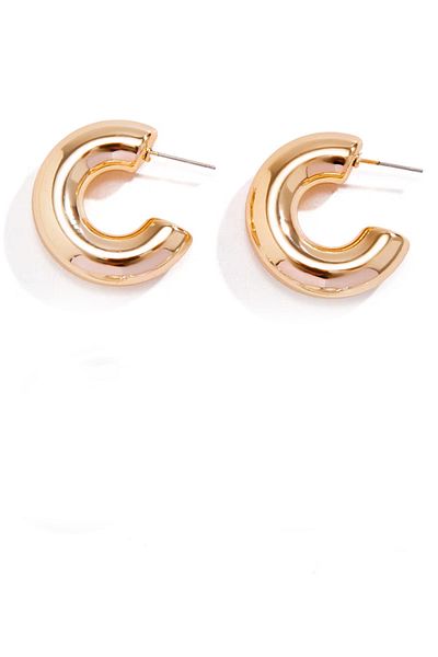 ARTEMİSİA Women's Dome Hoop Earrings