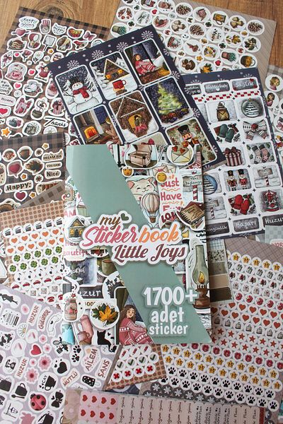 colortouch Little Joys Sticker Book -1700Pcs Stickers - Agenda, Diary, Planner, Bullet Journal, Sticker Set