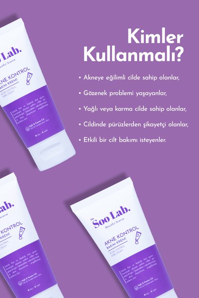 The Soo Lab Acne Control Care Cream |   Arbutin, Allantoin, Azelaic Acid, Salicylic Acid, Panthenol |   50ml