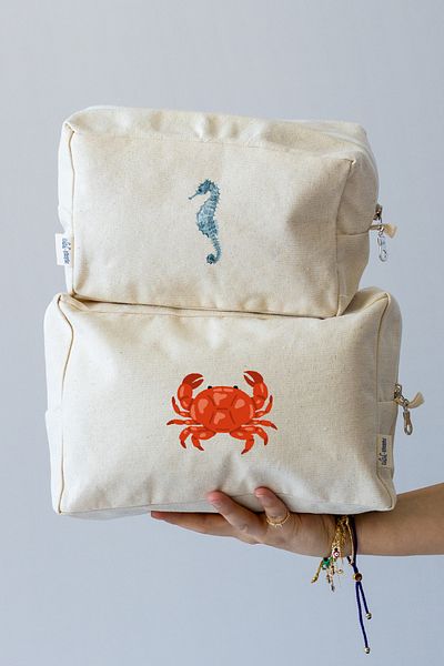 Mama Yoyo Baby&Kids 2 τμχ Τσάντες οργάνωσης Crab-Seahorse Organizer Τσάντα ταξιδιού Βαλίτσα Organizer
