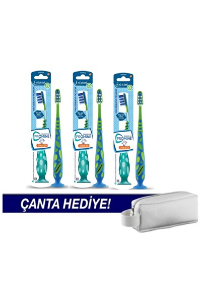 Sensodyne Promine 6 Yaş ve Üzeri Çocuklar için Özel Karakterli Diş Fırçası Yumuşak 3 adet +Çanta