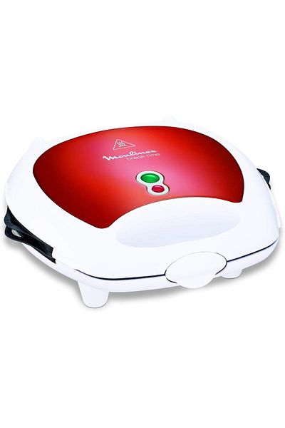 Moulinex مولينكس سخان سندويتش 3في1 700 واط أبيض / أحمر SW612543